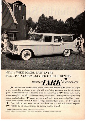 1960 studebaker lark door - lark, 4-door
