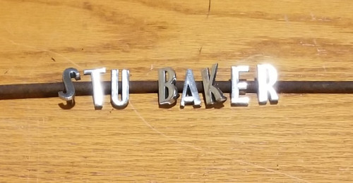 Letter emblems studebaker - emblems,