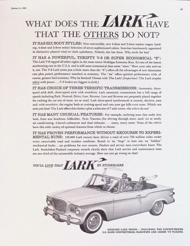 Studebaker lark 1960 vintage - studebaker,