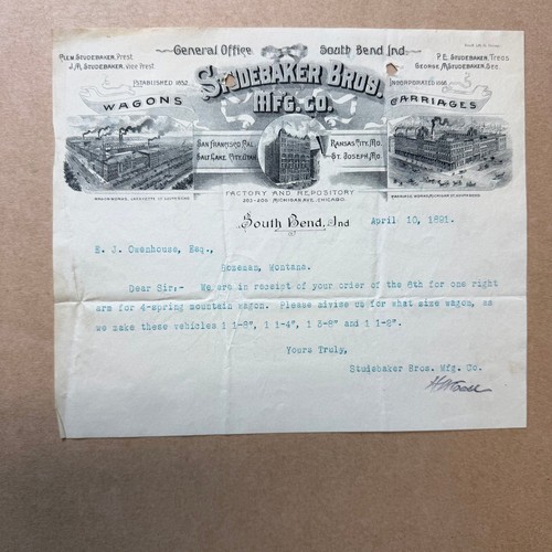 1891 studebaker bros mfg - bros,